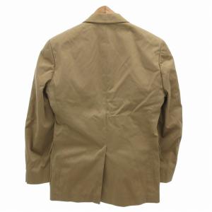 JUNYA WATANABE MAN コムデギャルソン ブルックスブラザーズ 美品 AD2010 テーラードジャケット 裏地ギンガムチェック 2B 半裏 XS ベージュ