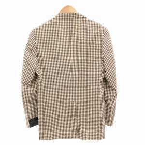Brooks Brothers タグ付き テーラードジャケット ブレザー シングル 2B 段返り センターベント 背抜き ギンガムチェック 35SHT XS