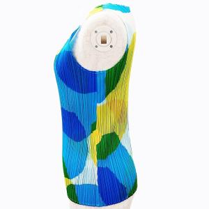 PLEATS PLEASE ISSEY MIYAKE PP81-JK711 イッセイミヤケ プリーツ ノースリーブ カットソー ブラウス 3 マルチカラー