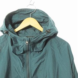 THE NORTH FACE 大きいサイズ NP72230 コンパクトジャケット マウンテンパーカー ブルゾン ナイロン ロゴ刺繍 フーディ 緑 XXL