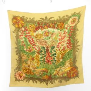 カレ90 L’Ile Deserte 無人島 スカーフ ストール ショール ベージュ