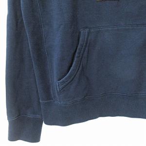 POLO RALPH LAUREN カレッジロゴ パーカー プルオーバー フーディ ワッペン ネイビー 紺 M 国内正規品 0207