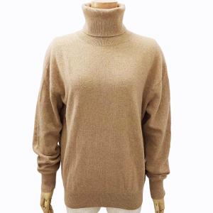 EVERYDAY I LIKE Basic Cashmere タートルネック プルオーバー ニット セーター カシミヤ 21080500809030 F ベージュ