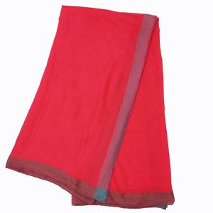 HERMES 大判ストール ショール  カシミア 英国 イギリス製 レッド 0321