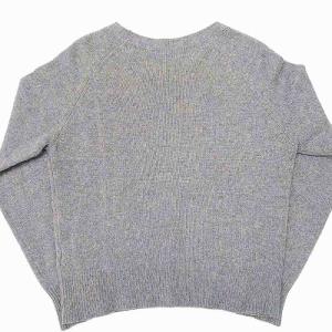 MARGARET HOWELL MHL ニット セーター クルーネック カシミヤ ウール 578-263312 ブルーグレー 2 Mサイズ相当 0321