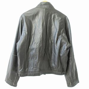 HUGO BOSS レザージャケット ライダース ブルゾン 牛革 ブラウン 茶色 EU 50 約L相当 0409