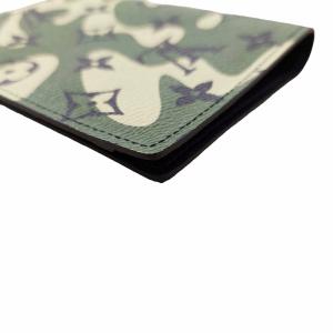 LOUIS VUITTON × 村上隆 M58027 モノグラム フラージュ クーベルテュール パスポートケース カモフラ