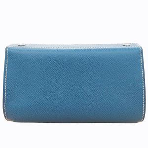 HERMES カロPM ポーチ G刻印 エプソン フランス製 ブルータラサ