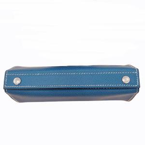 HERMES カロPM ポーチ G刻印 エプソン フランス製 ブルータラサ