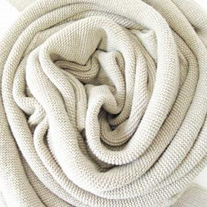 Max Mara 白タグ ニット ストール マフラー ショール 肩掛け カシミア混 ウール混 ベージュ 0418