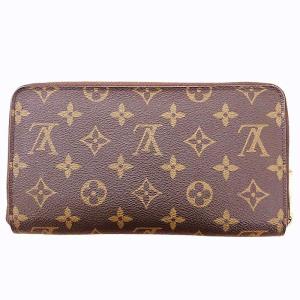 LOUIS VUITTON M60002 ジッピーオーガナイザー モノグラム 長財布ブラウン
