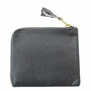 COMME des GARCONS コインケース 小銭入れ 財布 コンパクトウォレット レザー L字ファスナー ブラック 黒 0529