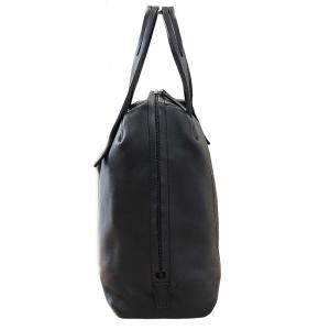 LOEWE レザー ハンドバッグ トートバッグ ロゴ 押印 ミニポーチ付 ブラック