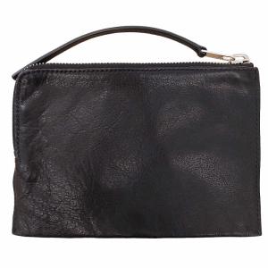 Rick Owens レザー ポーチ クラッチバッグ セカンドバッグ 無地 黒 ブラック 0616