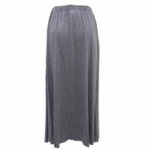 Ron Herman イージー フレアスカート 無地 ドローストリング ロング グレー S 0730
