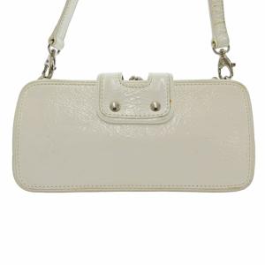 D&G がま口 ショルダーバッグ ウォレットバッグ お財布バッグ 白 ホワイト