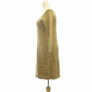 Max Mara 白タグ ニットワンピース セーター 茶 ブラウン 約S-M