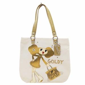 COACH 15545 POPPY GOLDY ハンドバッグ ラメ スパンコール
