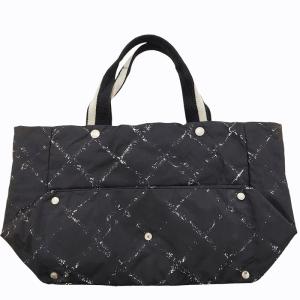 CHANEL 旧トラベルライン トートバッグ MM 6番台 A11833 ブラック
