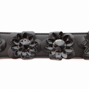 FENDI ストラップユー フラワーモチーフ ブラック