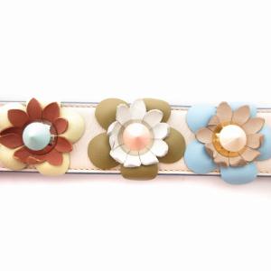 FENDI ストラップユー ショルダーストラップ フラワーモチーフ