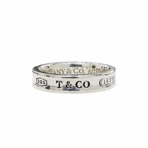 TIFFANY&Co. 1837 ナローリング 指輪 ジュエリー AG925 シルバー 8号 アクセサリー 1003