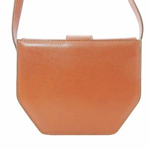 FENDI ヴィンテージ 2WAY ショルダーバッグ レザー ロゴ型押し ブラウン 茶 1009