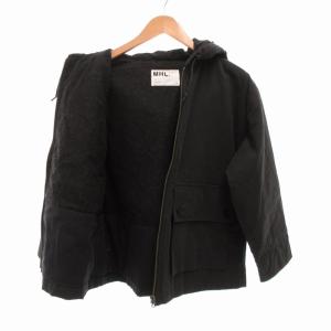 MHL. 22AW  PADDED COTTON NYLON フーデットジャケット ジップアップパーカー ブルゾン フード 裏起毛 595-2225503
