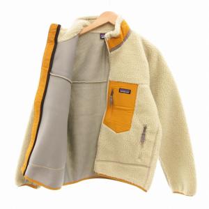 Patagonia 美品 CLASSIC RETRO X JACKET レトロX ボアジャケット フリース ブルゾン アウトドア S アイボリー