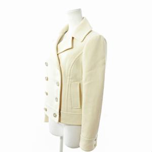 BURBERRY BLUE LABEL Pコート ジャケット ウール 38 ベージュ1023