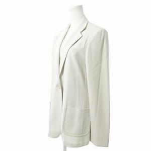 Max Mara セットアップ パンツ スーツ フォーマル 42 アイボリー 白 生成 1030