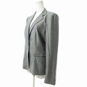 Max Mara テーラードジャケット ブレザー ウール 44 グレー 1030