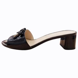 PRADA リボン ミュール サンダル ブラック 37