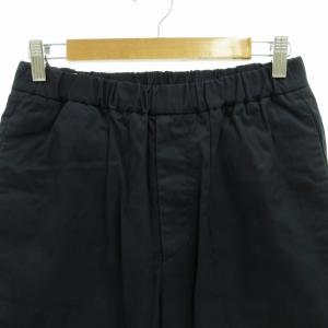 JIL SANDER 近年 コットン ギャバジン イージーパンツ テーパードパンツ JSMQ311731 MQ24380001 紺 ネイビー 44