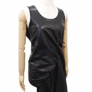 JUNYA WATANABE COMME des GARCONS AD2011 レザー ノースリーブ ワンピース