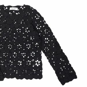 robe de chambre COMME des GARCONS 美品 コムデギャルソン COMME des GARCONS AD2000 アーカイブ かぎ編み レース ニット セーター 長袖