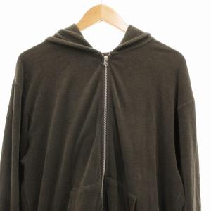 Ron Herman RHC パーカー パイル地 フード ジップアップ M カーキ
