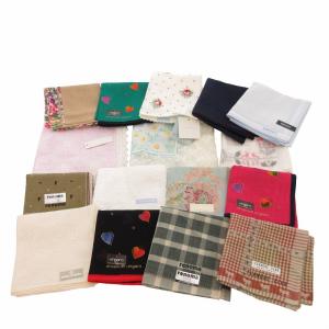 レノマ ウェッジウッド ウンガロ ミラショーンなど他ブランド まとめ 16点 ハンカチ タオル スカーフ レース 花柄 ロゴ