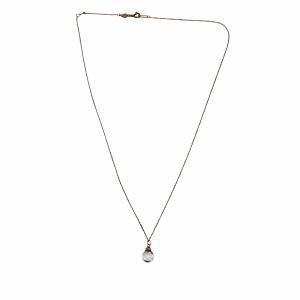 agete しずくモチーフ ネックレス ペンダント K10 ゴールド 金 アクセサリー