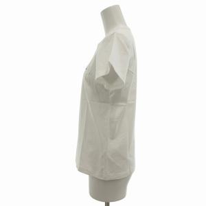 agnes b. LOGO TEE  ロゴ Tシャツ カットソー 半袖 2 M 白 ホワイト