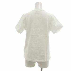 agnes b. LOGO TEE ロゴ Tシャツ カットソー 半袖 2 M 白 ホワイト