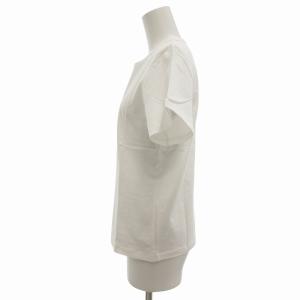 agnes b. LOGO TEE ロゴ Tシャツ カットソー 半袖 2 M 白 ホワイト