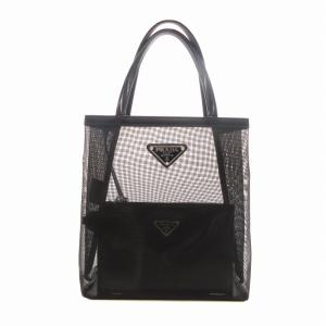 PRADA 1BG417 スモールメッシュトートバッグ NERO
