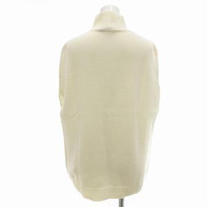 ADORE tc.lab ホリデイ ニット セーター ベスト プルオーバー ワンポイント チャーム ハイネック ノースリーブ 38 M