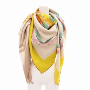 HERMES カレ140 BRIDES DE GALA APPLIQUE PIQUE カレジェアン スカーフ