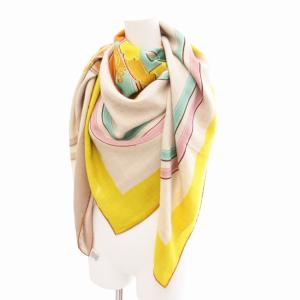 HERMES カレ140 BRIDES DE GALA APPLIQUE PIQUE カレジェアン スカーフ