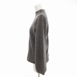 45rpm フェルトKNIT TURTLENECK ニット バルーンスリーブ ボトルネック ウール 3 L グレー