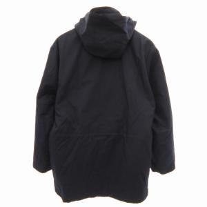 McGREGOR ダウンジャケット フード ハーフ ミドル丈 ライナー ブラックウォッチ L 紺 ネイビー