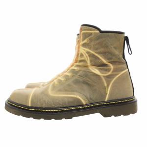 炙り出しブーツ サイドジップ ショート レースアップ 41 25.5cm