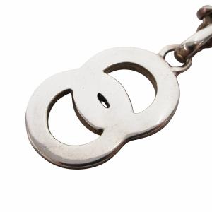 CELINE ダブルサークルネックレス ペンダント アクセサリー ロゴ スターリング シルバーカラー